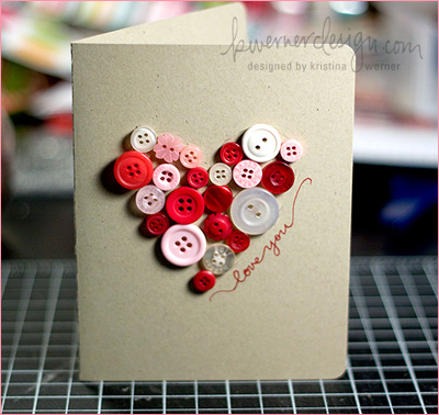 Homemade valentine card ideas: "Honey Bee"Click on the photo for step by